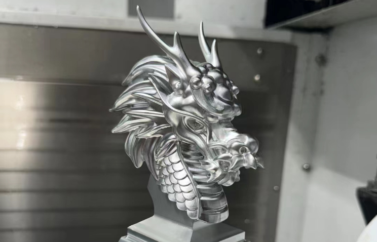 非標(biāo)定制：五軸龍首擺件實(shí)拍，鎮(zhèn)宅招財(cái)